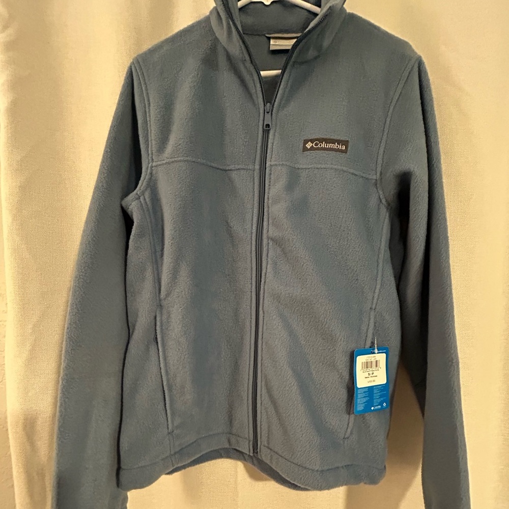 Columbia blue fleece jacket